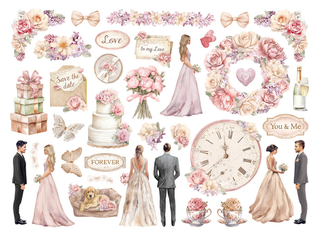 Ausgestanzte Motive gemischt - Romance Forever Ceremony Edition