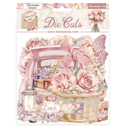 Ausgestanzte Motive gemischt - Romance Forever Journaling Edition