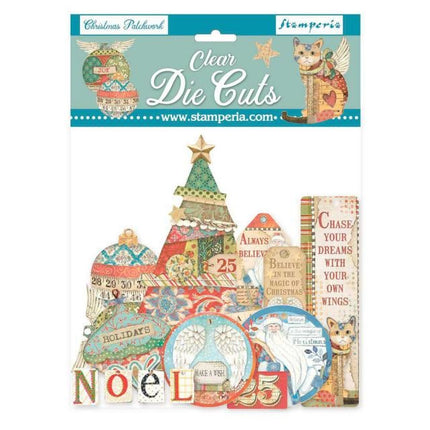 Klare Stanzteile - Weihnachts-Patchwork