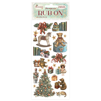 Rub-on 10,16x21,6 cm - Der Nussknacker Teddybären
