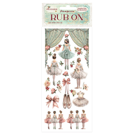 Rub-on 10,16x21,6 cm - Der Nussknacker Ballett