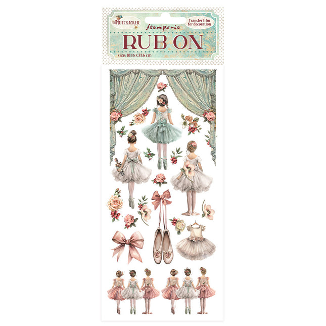 Rub-on 10,16x21,6 cm - Der Nussknacker Ballett