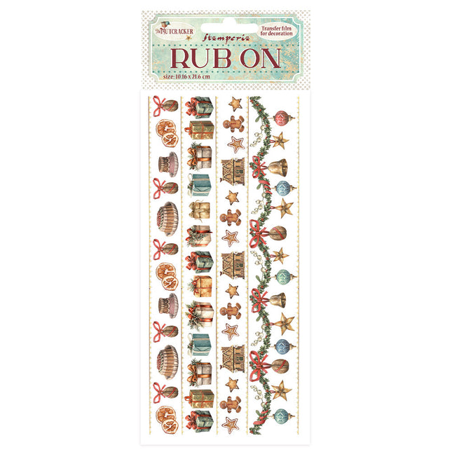 Rub-on 10,16x21,6 cm - Der Nussknacker Streifen