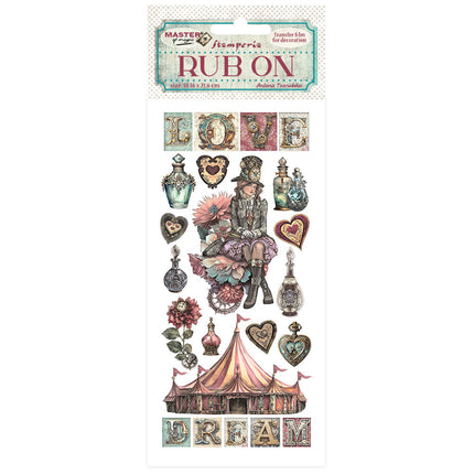 Rub-on cm 10,16x21,6 - Master of Magic Zirkus