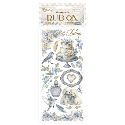 Rub-on 10,16x21,6 cm - Zeitlos Kuchen