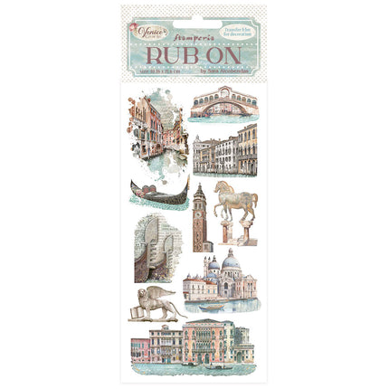 Rub-on 10,16x21,6 cm - Venice City of Art Monumente