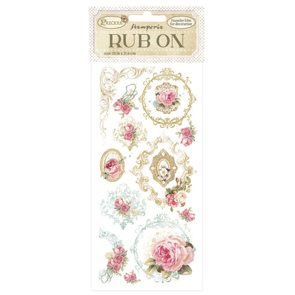 Rub-on cm 10,16x21,6 - Precious Rahmen