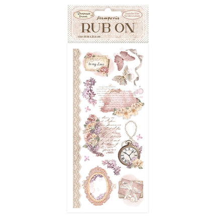 Rub-on cm 10,16x21,6 - Romance Forever Für meine Liebe