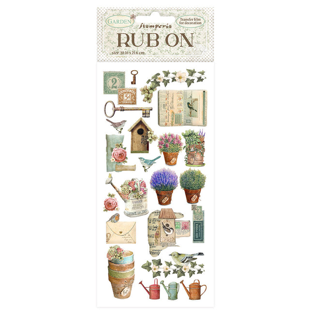 Rub-on 10,16x21,6 cm - Gartennester