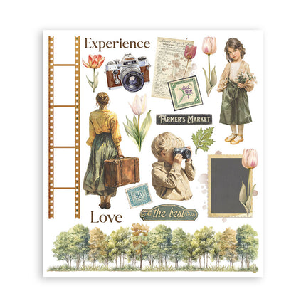 Rub-on Auswahl cm 20,5x23 6 Seiten - Art of Travelling