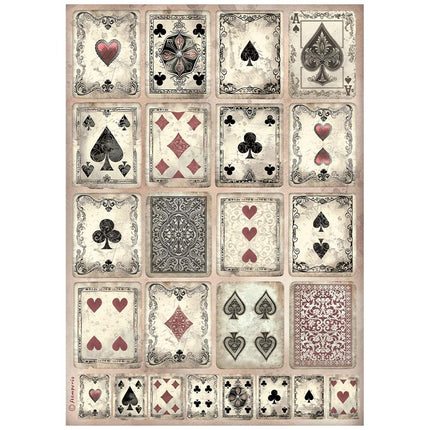 A4 Reispapier verpackt - Master of Magic Karten