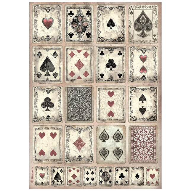 A4 Reispapier verpackt - Master of Magic Karten
