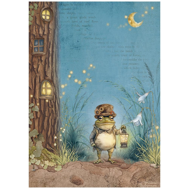A4 Reispapier verpackt - Hidden Grove Herr Frosch