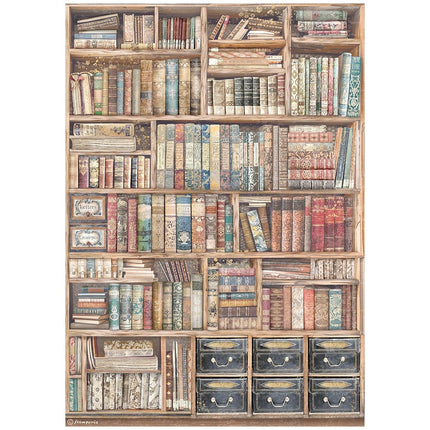 A4 Reispapier verpackt - Venice City of Art Vintage-Bücher