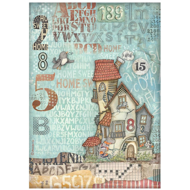 A4 Reispapier-Packung - Furry Friends Haus