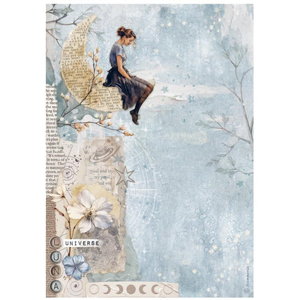 A4 Reispapier verpackt - Secret Diary Mond