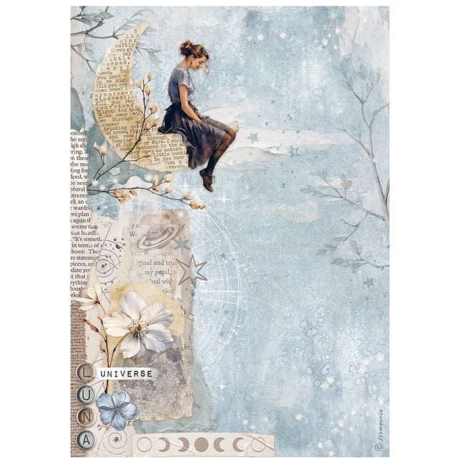 A4 Reispapier verpackt - Secret Diary Mond
