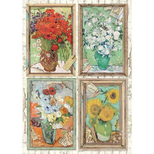 A4 Reispapier Packung - Atelier Van Gogh