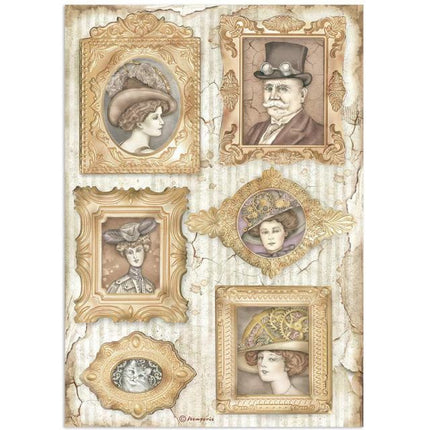 A4 Reispapier-Packung - Lady Vagabond Lifestyle Rahmen