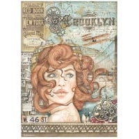 A4 Reispapier verpackt - Sir Vagabond Aviator Dame