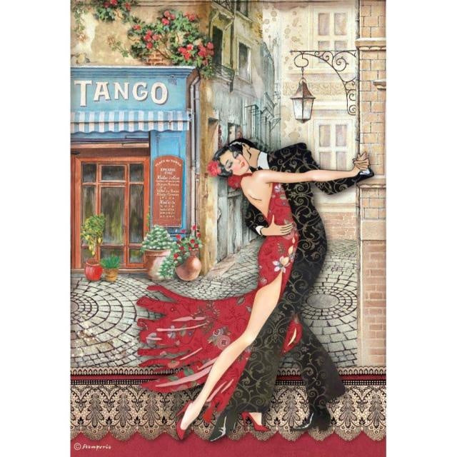 A4 Reispapier Packung - Desire Tango