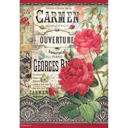 A4 Reispapier Packung - Desire Carmen ouverture