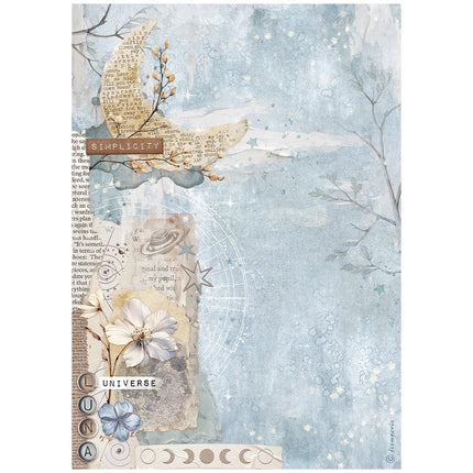 A4 Reispapier verpackt - Create Happiness Secret Diary Mond