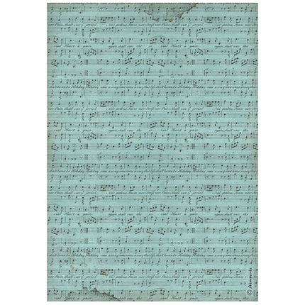 A4 Reispapier verpackt - Musik Partitur