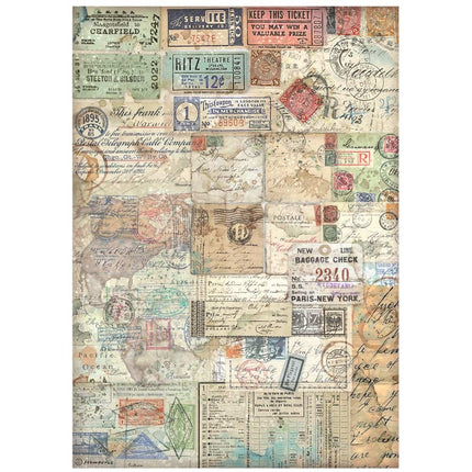 A4 Reispapier verpackt - Art of Travelling Tickets