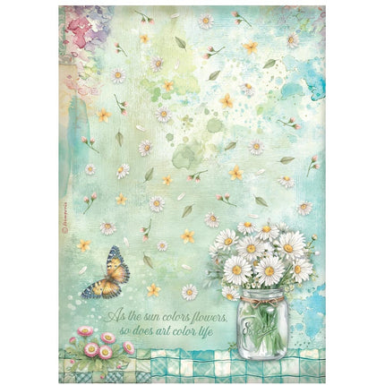 Auswahl 6 Reispapier A4 - Daisy Art