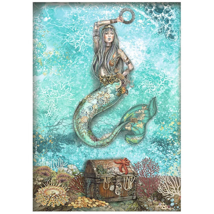 Auswahl 6 Reispapier A4 - Songs of the Sea