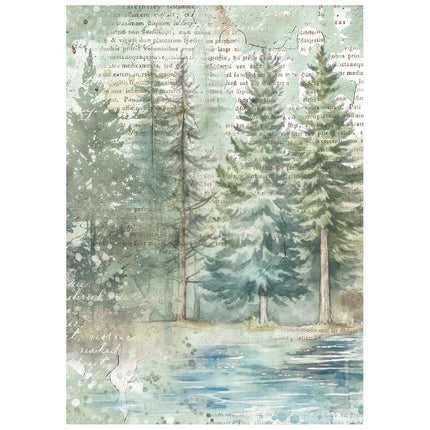 Mini Reispapier A6 8 Blatt Herbarium Silvae