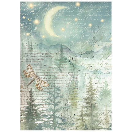 Mini Reispapier A6 8 Blatt Herbarium Silvae