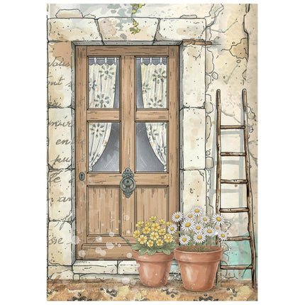 Mini Reispapier A6 8 Blatt Daisy Art