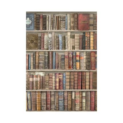 Auswahl 8 Reispapier A6 Hintergründe - Vintage Library