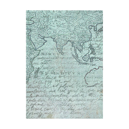 Auswahl 8 Reispapier A6 Hintergründe - Around the world