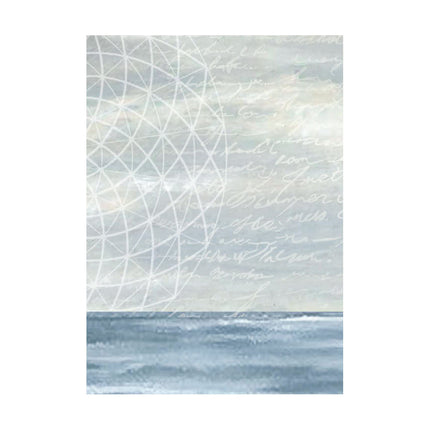 Auswahl 8 Reispapier A6 Hintergründe - Silent Sea