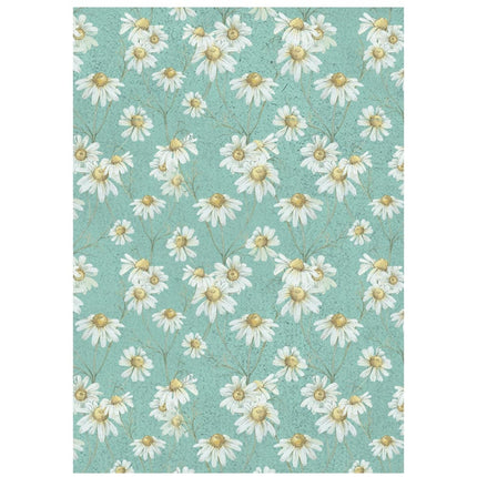 Auswahl 8 Reispapier A6 Hintergründe Daisy Art