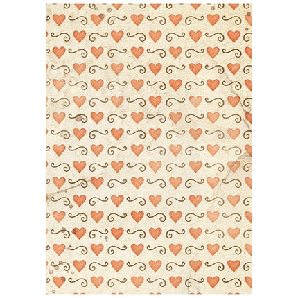 Printed 8 Rice paper A6 backgrounds selection for Art and Craft - Silent Night