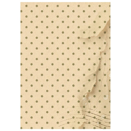 Printed 8 Rice paper A6 backgrounds selection for Art and Craft - Cozy Family