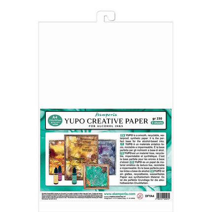 Yupo Kreativpapier Packung mit 5 Blatt A4 230 gr