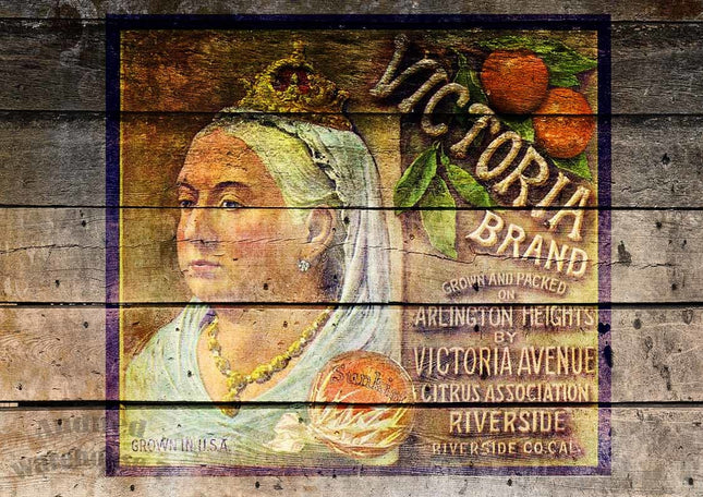 Victoria Marke Antike Kiste A4