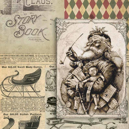 Weihnachts-Santa-Geschichtenbuch A4