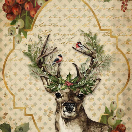 Weihnachts-Rentier A4