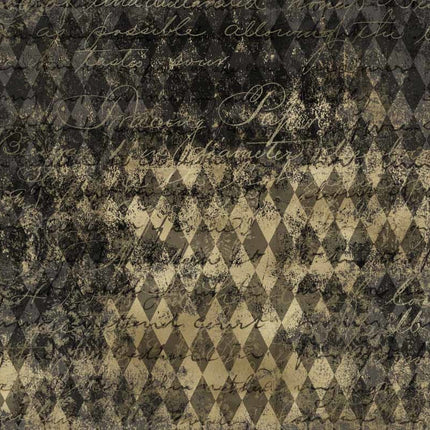 Schwarz-Goldener Harlekin A4