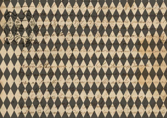 Sheilas schwarzer Harlekin A3