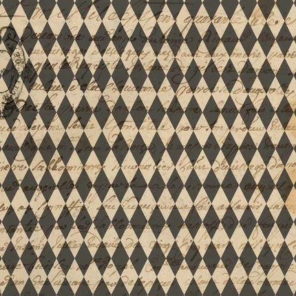 Sheilas Schwarzer Harlekin A4