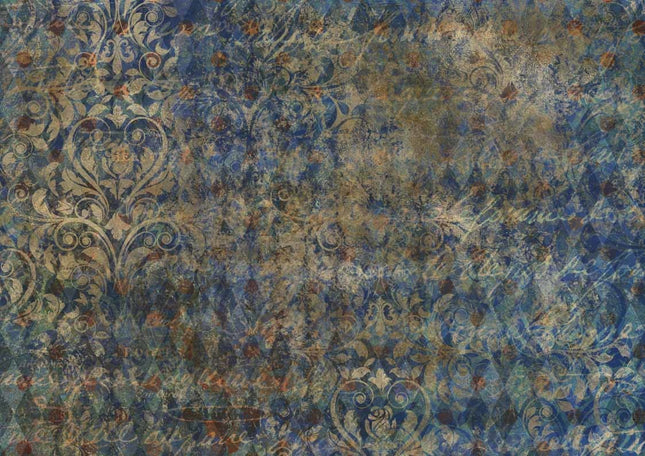 Blauer Harlekin A4