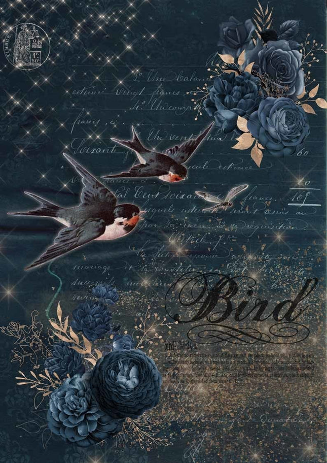 Vögel im Flug A4