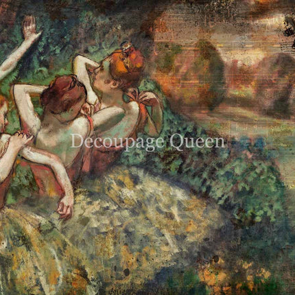 Degas Vier Tänzerinnen A4